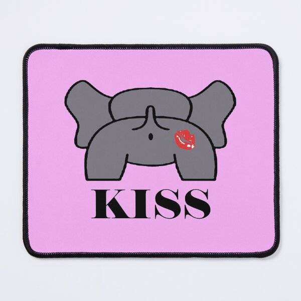 Item preview, Gay Elephant Winking Booty Cheeky Kiss designed and sold by taiche.