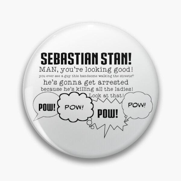 Item preview, Sebastian Stan! Man, You’re Looking Good! designed and sold by njldesigns.