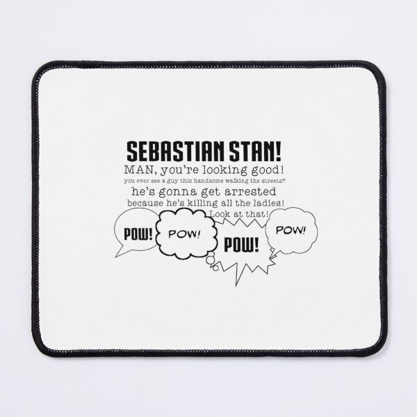 Item preview, Sebastian Stan! Man, You’re Looking Good! designed and sold by njldesigns.