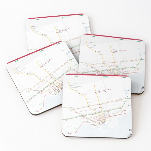 Item preview, TTC System Map (Concept) designed and sold by Nick Caron.