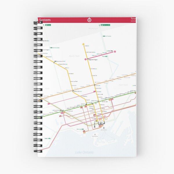 Item preview, TTC System Map (Concept) designed and sold by Nick Caron.
