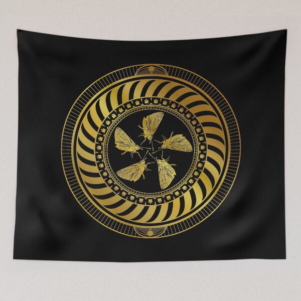 Item preview, Black and gold moth designed and sold by Captain Chromatic.