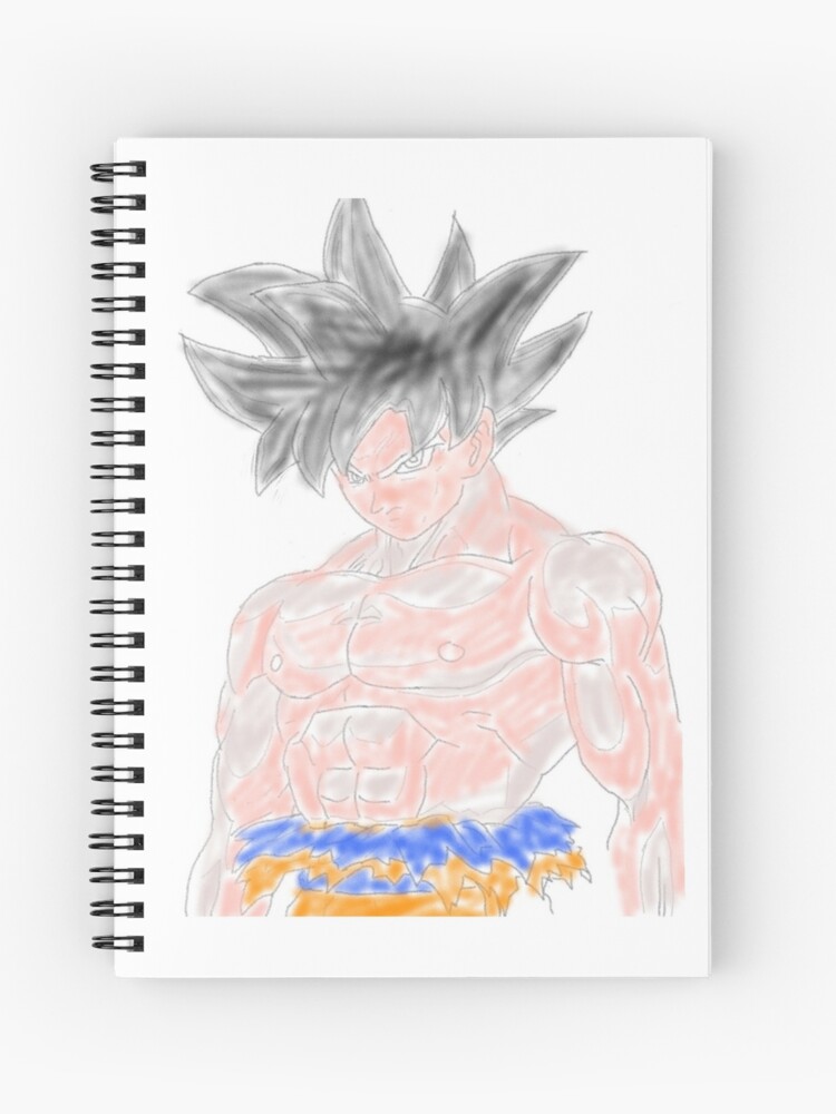 Cuaderno de espiral « Dibujo a color de goku dragon ball z» de  Rishabhthinks | Redbubble