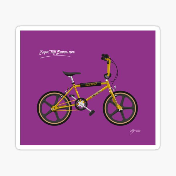 Raleigh Super Tuff Burner Mk Sticker For Sale By Tunstall Redbubble