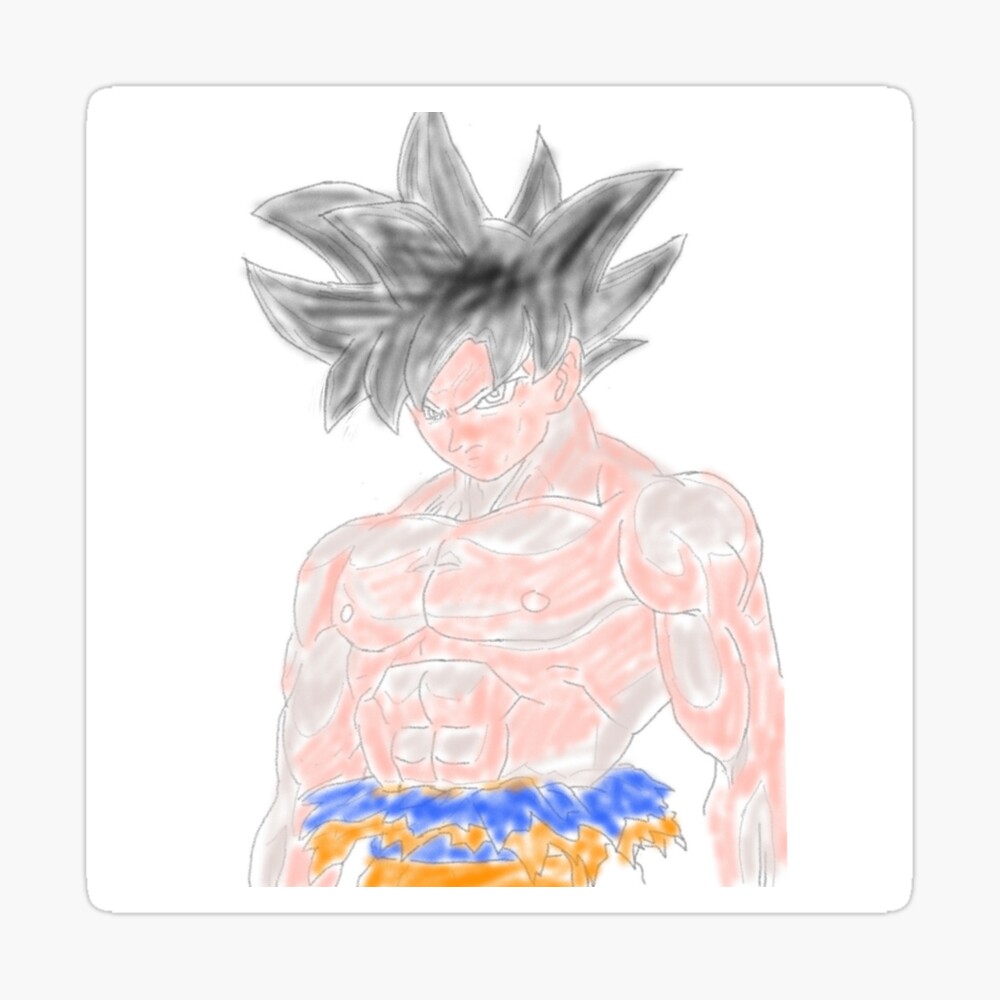 Goku color sketch dragon ball z  Poster for Sale by Rishabhthinks