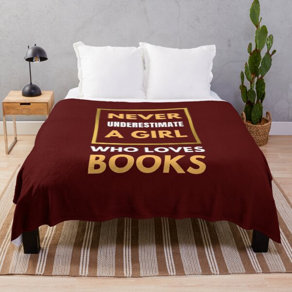 Item preview, Passionate Bibliophile's Dream - Never Underestimate A Girl Who Loves Books designed and sold by EnrichGraphics.