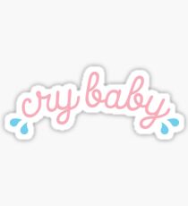 Cry Baby with Tears — Pastels Sticker
