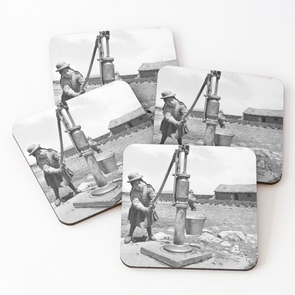 Item preview, Girl Pumping water in Puno Peru designed and sold by JerryFrank.