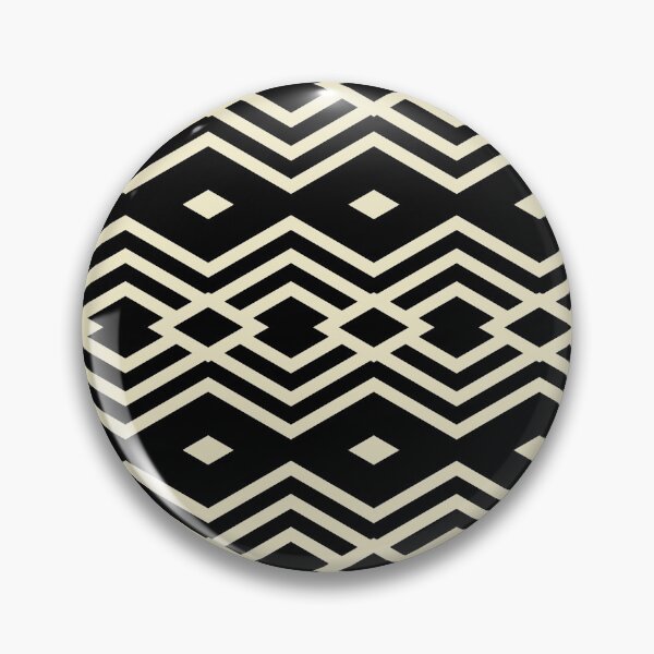Item preview, Black and Pale Yellow Horizontal Diamond Pattern Pairs DE 2022 Popular Color Natural Light DE5505 designed and sold by ColorOfTheYears.