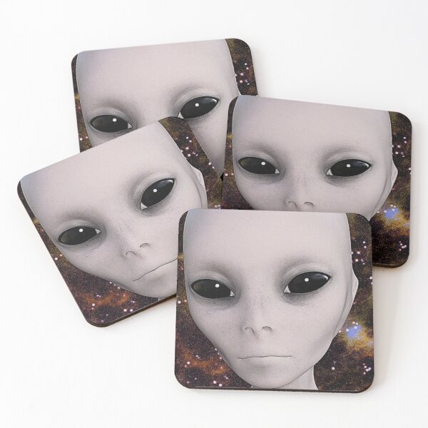 Item preview, EXTRATERRESTRIAL HYBRID HUMANOID ZETA RETICULI GREY ALIEN. designed and sold by Irena Vovk Rothschild's ONLINE SHOP.