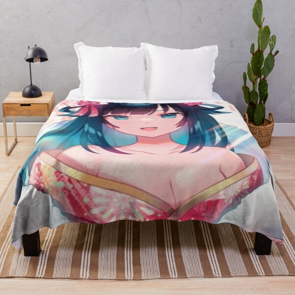 Item preview, Anime girl in a beautiful kimono designed and sold by AszaAri.