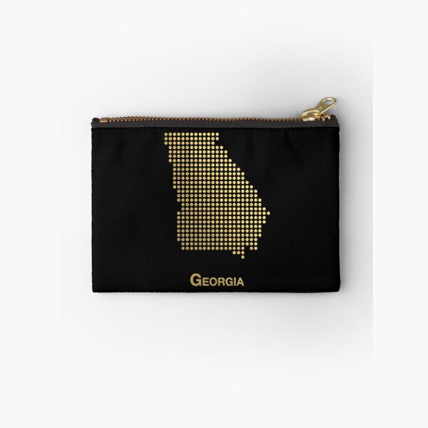 Item preview, Georgia Gold Dotted Map designed and sold by captaingursel.
