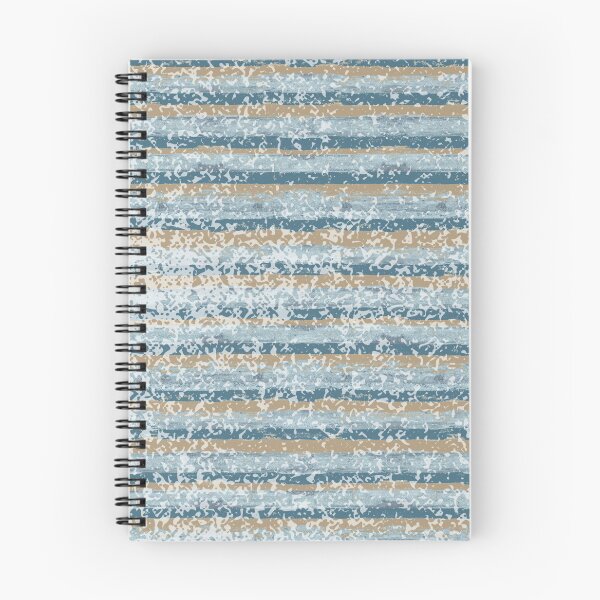 Item preview, Coastal stripes and waves with teal blue green designed and sold by RebeccaHandy.