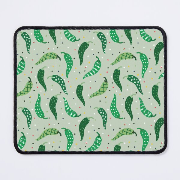 Item preview, Cute Patterned Chile Peppers on Green designed and sold by Susan Says.