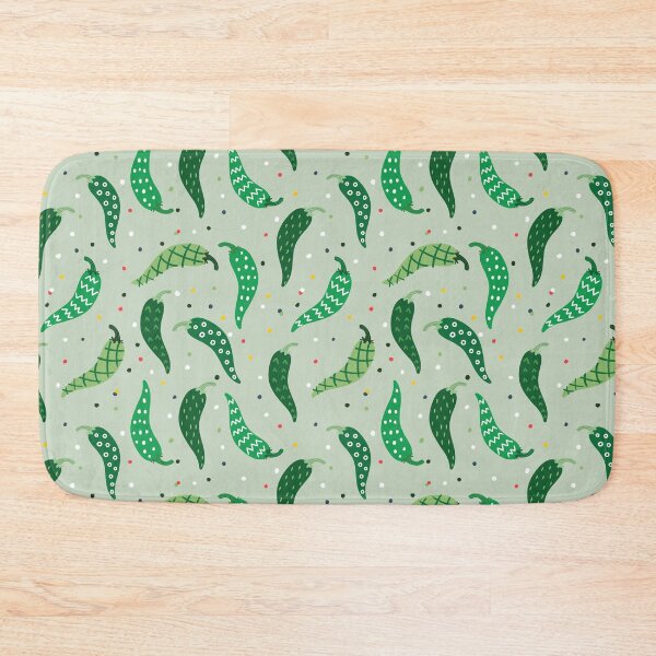 Item preview, Cute Patterned Chile Peppers on Green designed and sold by Susan Says.