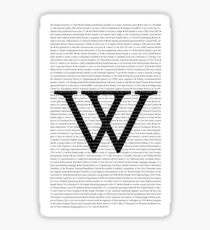 Wellesley College Firsts Sticker