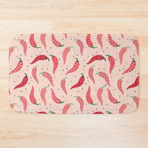 Item preview, Cute Patterned Chile Peppers on Pink designed and sold by Susan Says.