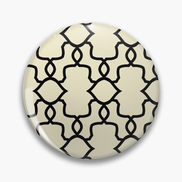Item preview, Black and Pale Yellow Ornamental Shape Pattern 4 Pairs DE 2022 Popular Color Natural Light DE5505 designed and sold by ColorOfTheYears.