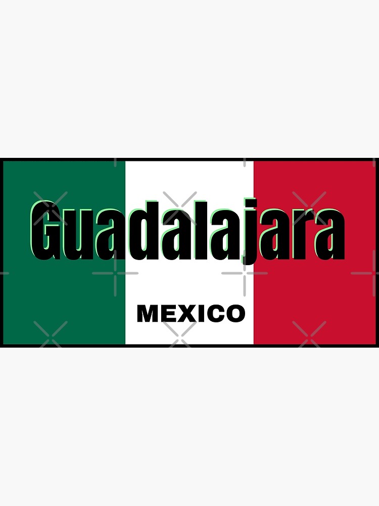 Guadalajara City in Mexican Flag Colors Cap for Sale by aybe7elf