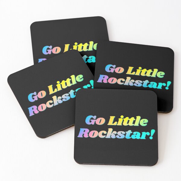 Item preview, Go Little Rockstar! | Happy Face | Black | designed and sold by HappyFaceCo.