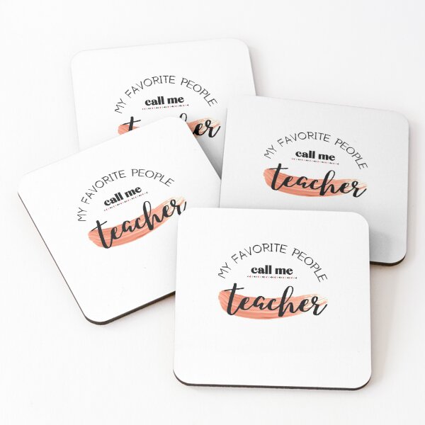 Item preview, my favorite people call me teacher. designed and sold by ATWAK.