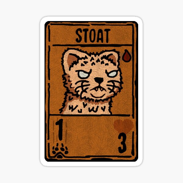 Stoat Sticker
