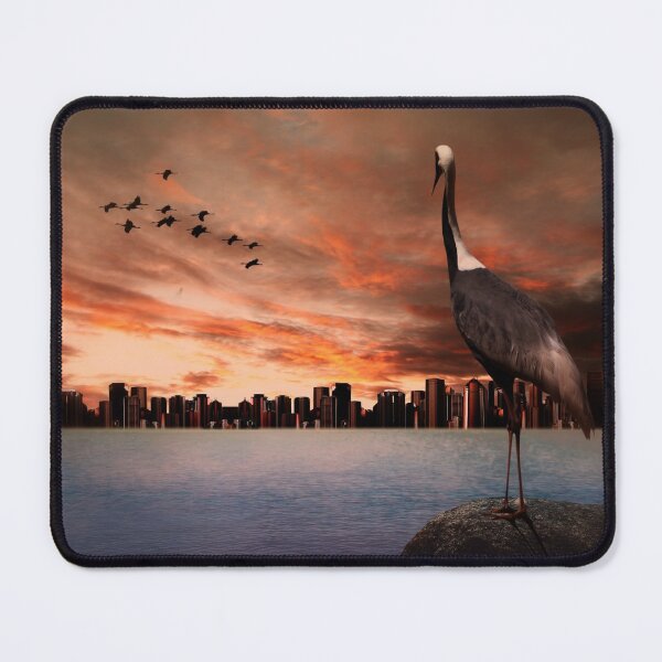 Item preview, Lone crane designed and sold by harietteh.