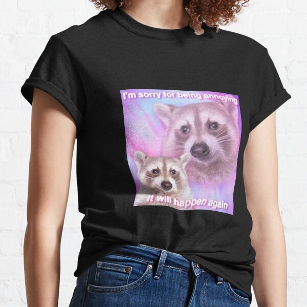 TheDaveyBoutique Cute But I'll Fight You Shirt, Funny T-Shirts, Raccoon Shirt, Funny Gift for Her, Funny Graphic Tees, Funny Shirt