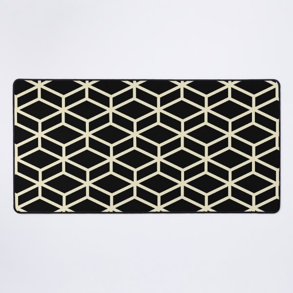Item preview, Black and Pale Yellow Tessellation Line Pattern 8 Pairs DE 2022 Popular Color Natural Light DE5505 designed and sold by ColorOfTheYears.