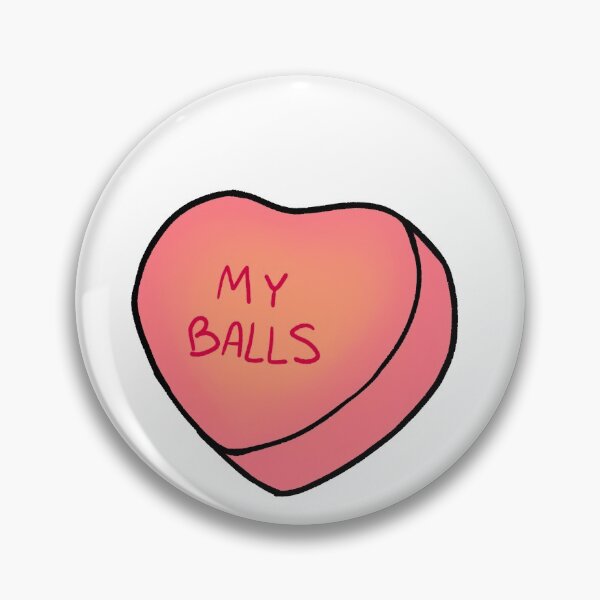 Item preview, My Balls Candy Heart designed and sold by Artbartcart.