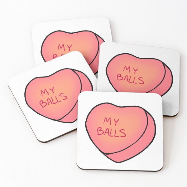 Item preview, My Balls Candy Heart designed and sold by Artbartcart.