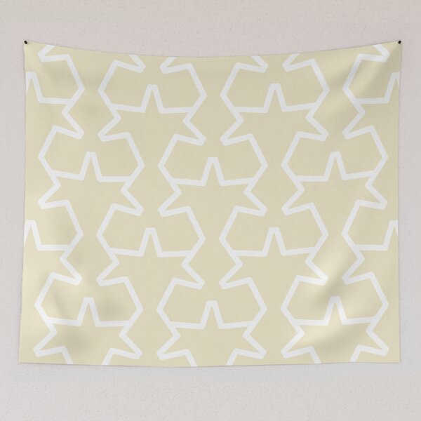 Item preview, Pale Yellow and White Tessellation Line Pattern 15 Pairs DE 2022 Popular Color Natural Light DE5505 designed and sold by ColorOfTheYears.