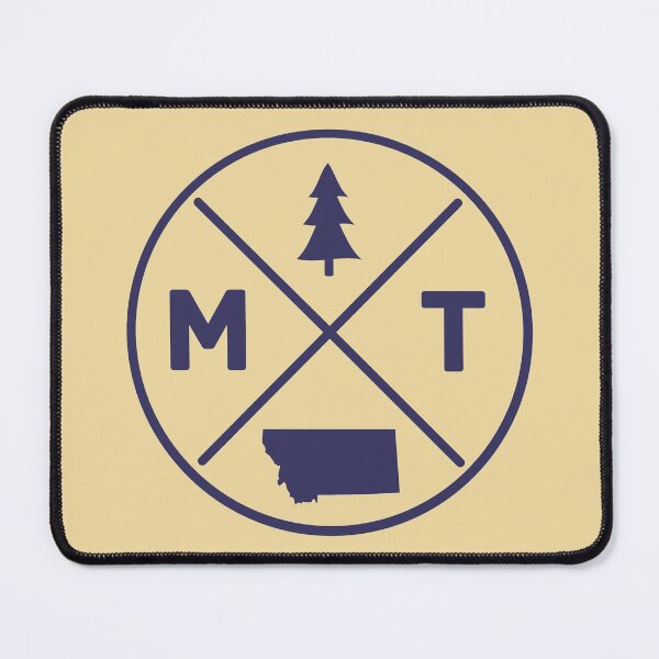 Item preview, 406 - Montana - MT - with state silhouette and tree 03 designed and sold by Gilby-Designs.