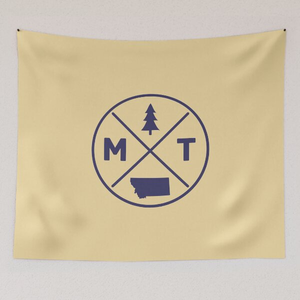 Item preview, 406 - Montana - MT - with state silhouette and tree 03 designed and sold by Gilby-Designs.