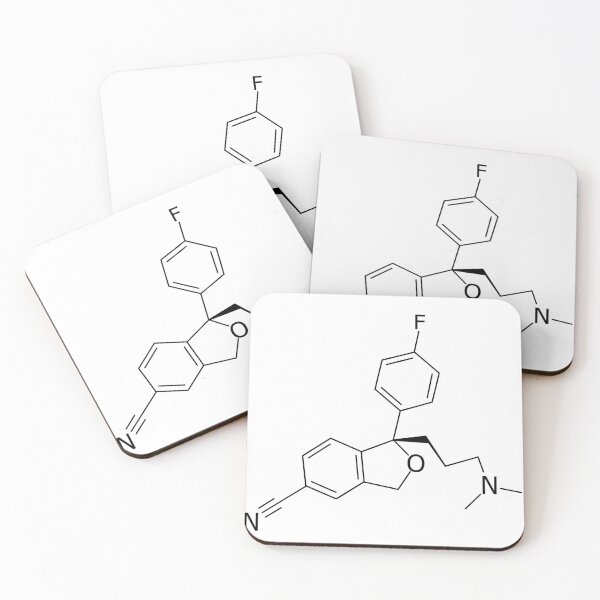 Item preview, Escitalopram Chemical Structre designed and sold by alexamarie8.