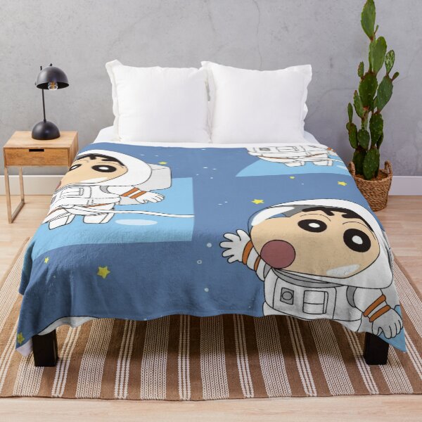 Crayon Shin Chan Meyer Lap outlets Blanket 2 - Nohara Shiro & Shin Chan (Blue Frame)