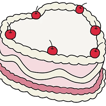 Artwork thumbnail, Heart Cake by StickerHome