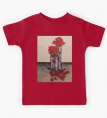 Red Rose Petals Kids Tee