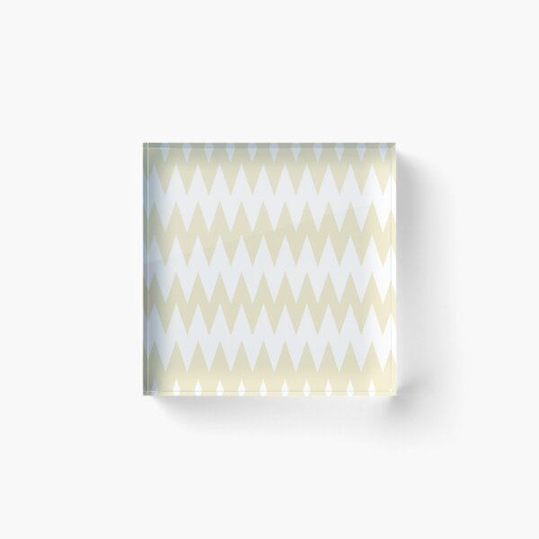 Artikelvorschau, Yellow and White Zig Zag Horizontal Line Pattern Pairs DE 2022 Popular Color Natural Light DE5505 entworfen und verkauft von ColorOfTheYears.