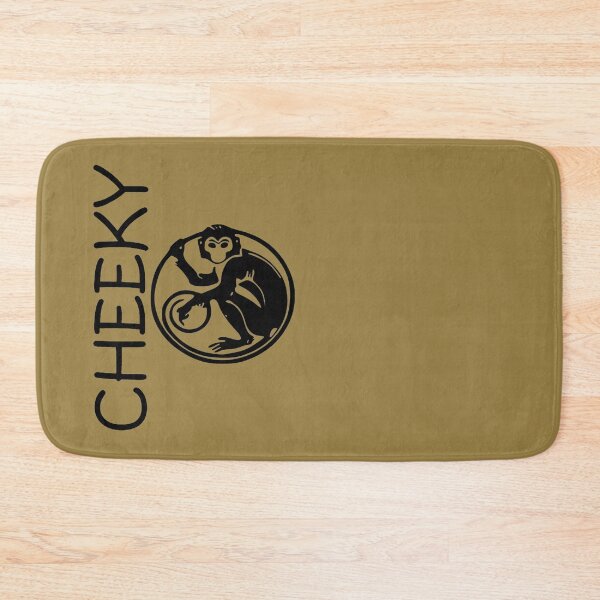 Item preview, Cheeky Monkey Fun Primate Black Tattoo Art designed and sold by taiche.