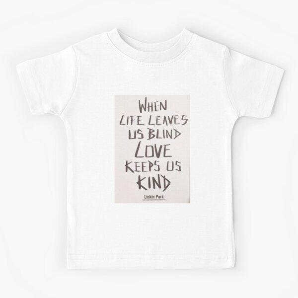 Keeps Us Park Lyrics Kids T-Shirt for Sale by stoopstifany