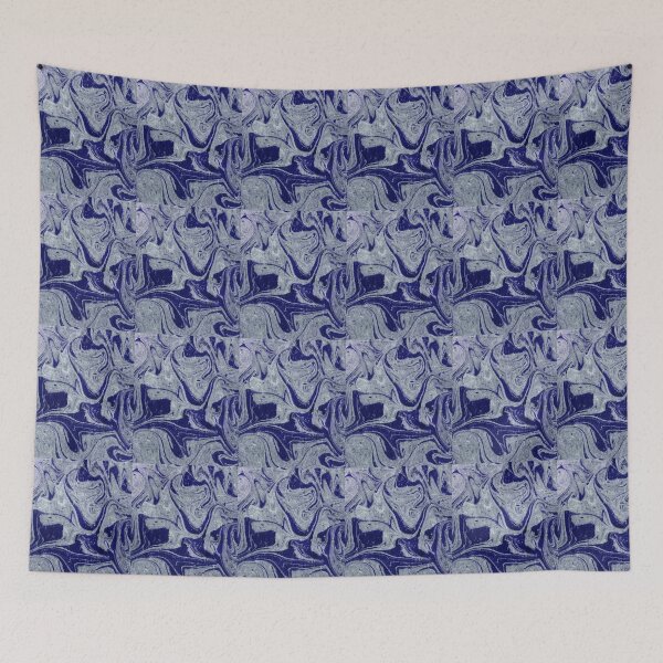 Item preview, Purple Blue Very Peri Abstract Watercolor Surface Texture Decor Design XLV designed and sold by Irina Sztukowski.