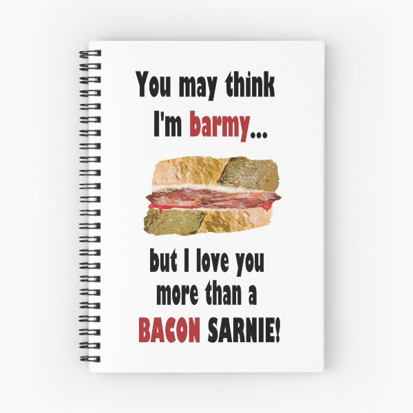 Item preview, I love you more than a bacon sarnie designed and sold by Happyoninside.