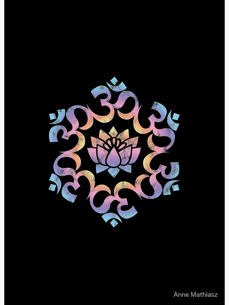 OM Mantra, Mandala, Lotus Flower - Buddhism - Yoga Symbol, Sound of the  Universe | Art Board Print