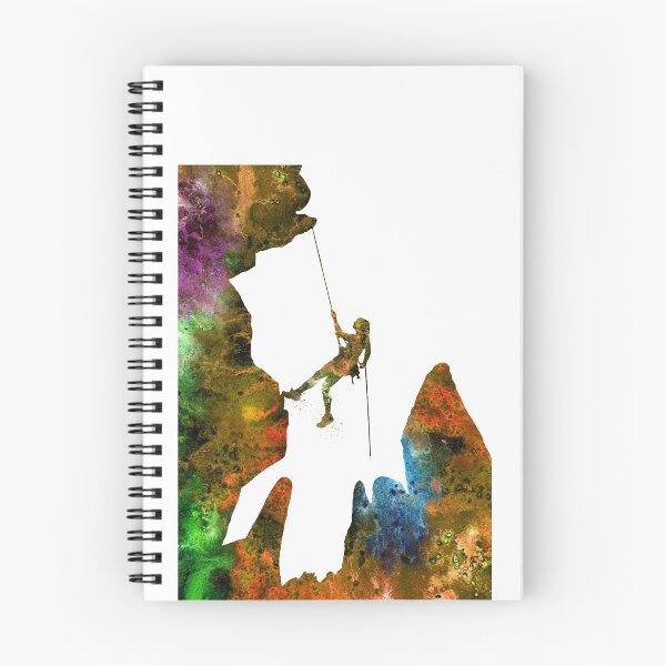 Item preview, Rock climbing extreme sport women designed and sold by Rosaliartbook.