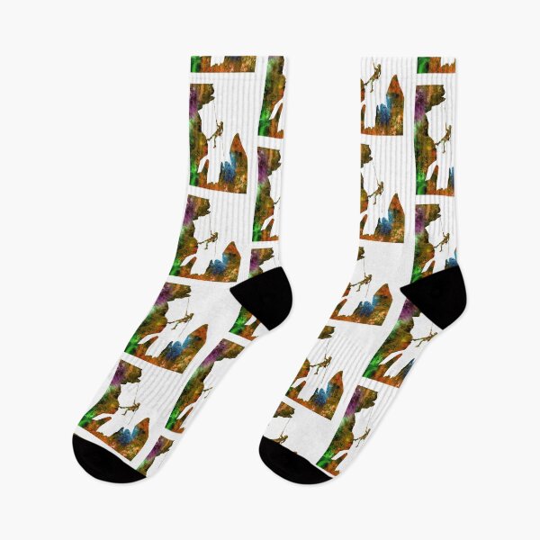 Item preview, Rock climbing extreme sport women designed and sold by Rosaliartbook.