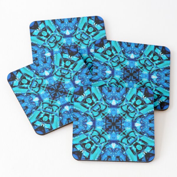 Item preview, Calm blue mandala pattern design designed and sold by LP Design.