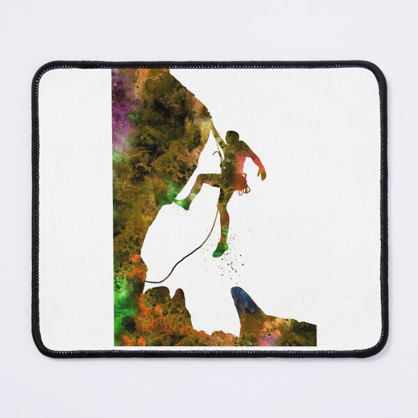 Item preview, Rock climbing extreme sport man designed and sold by Rosaliartbook.