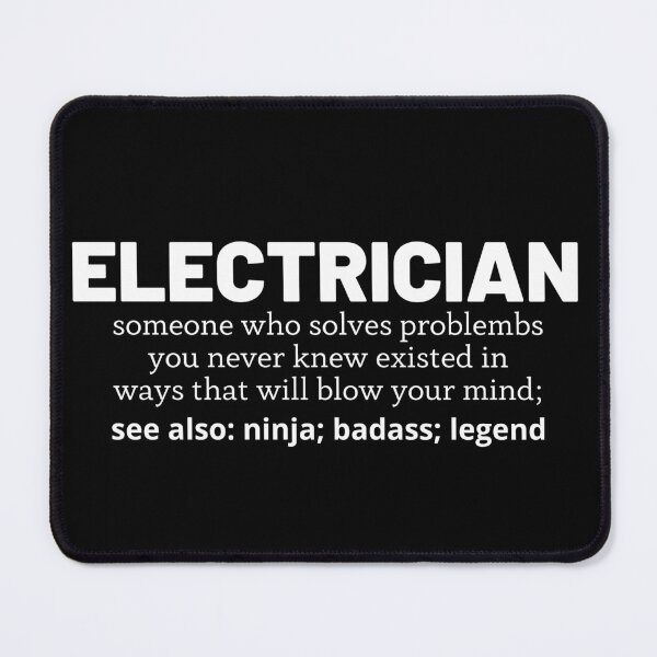 Item preview, electrician designed and sold by T-shirtgallery.