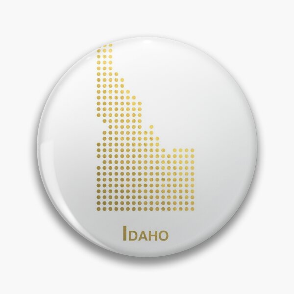 Item preview, Idaho Gold Dotted Map designed and sold by captaingursel.